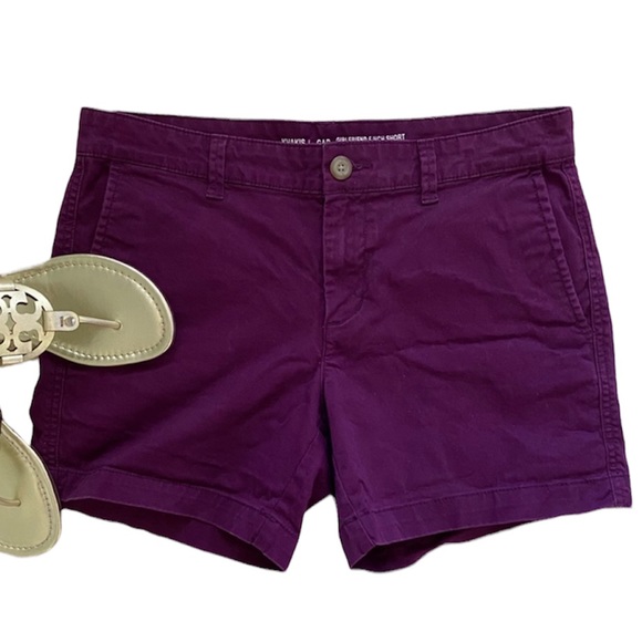 GAP Pants - Gap purple khaki girlfriend shorts